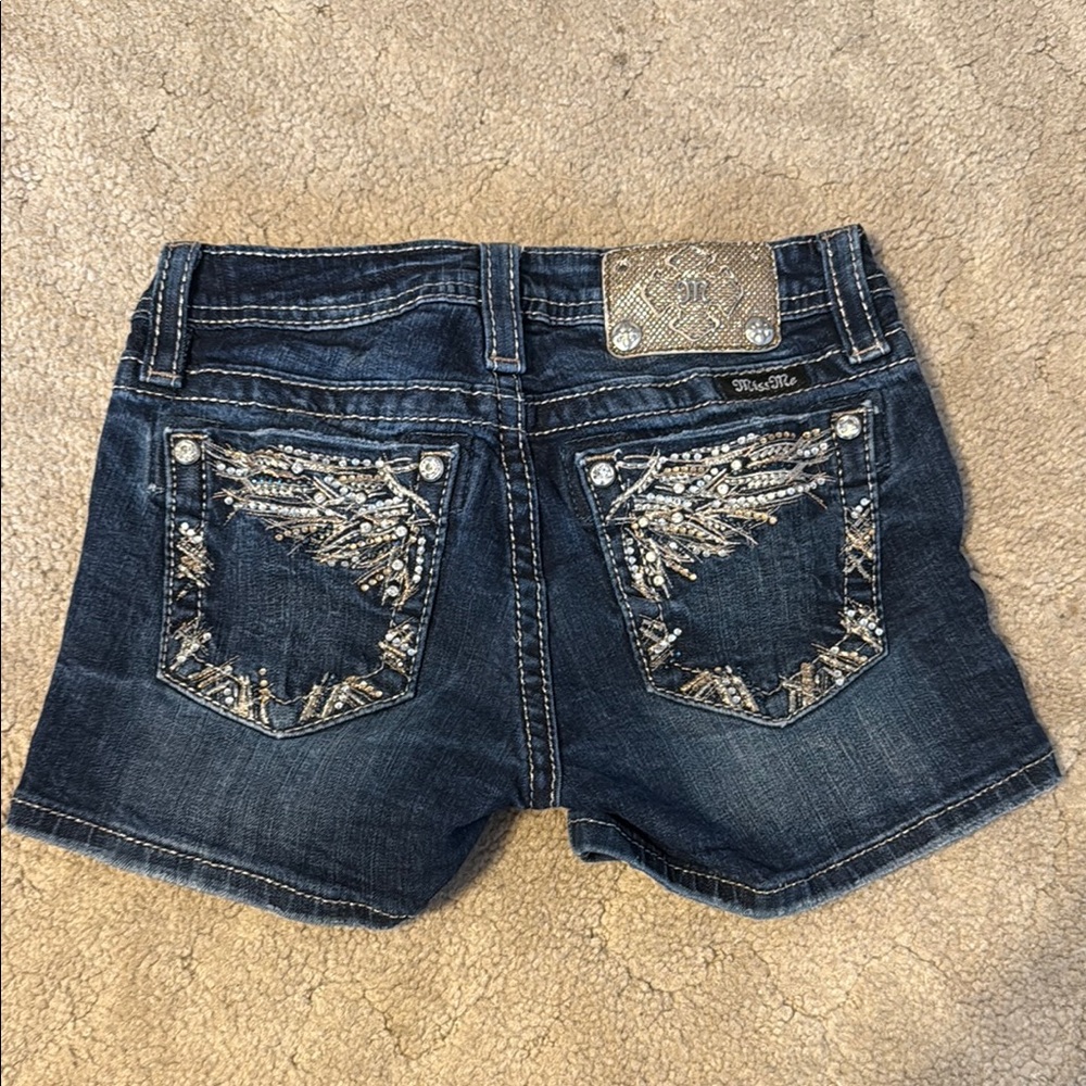 Miss Me Embellished Denim Shorts